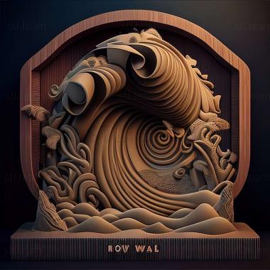 3D модель Brave the Wave Muro Gym Enter Touki the Surfing Gym Lea a (STL)